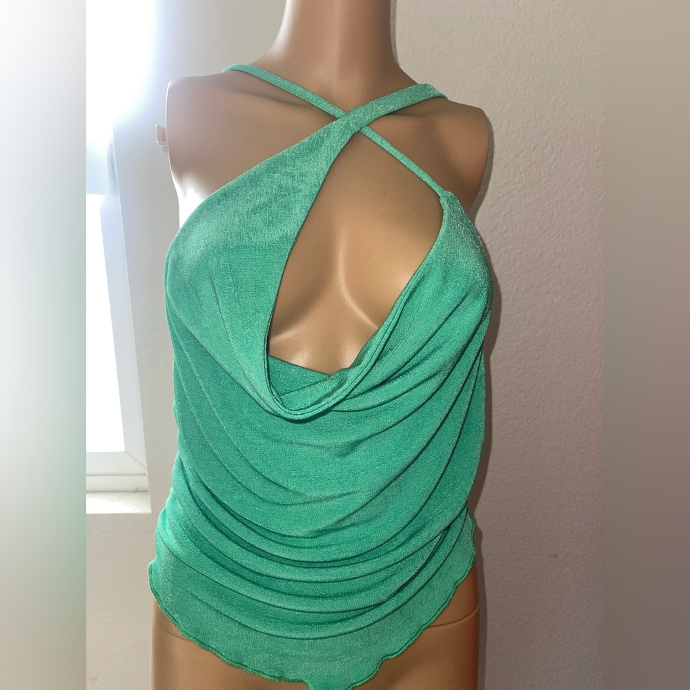 Elegant Green top